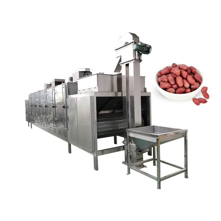 Gas Automatic Peanut Roaster Cashew Nut Cocoa Bean Roasting Machine ...
