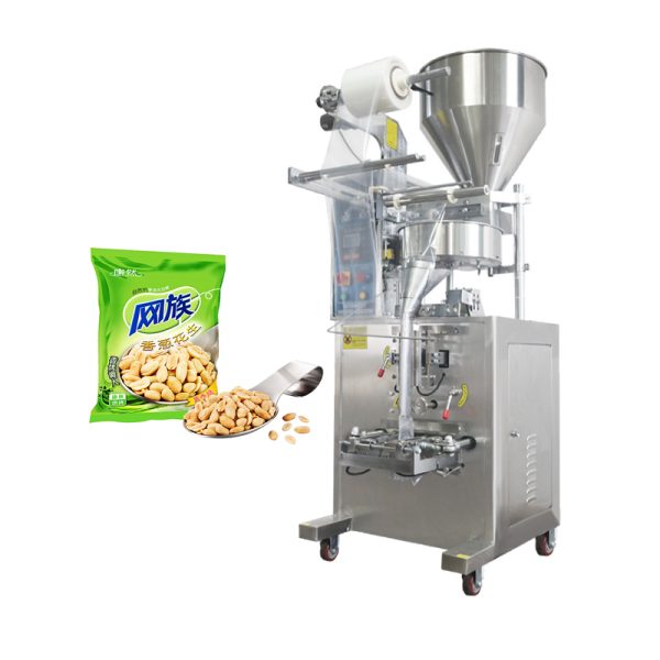 Popcorn Salted Peanut Plantain Chips Snack Sugar Stick Chin Chin Weighing Packing Sealing Machine