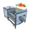 Cheap Price Potatoes Washing Cleaning / Peeling Machine / Brush Type Washer / Peeler For Carrots