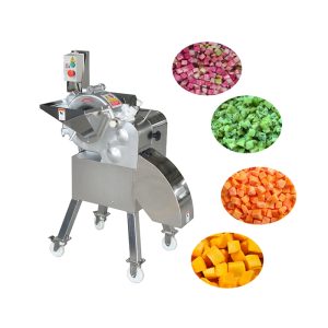 Industrial Electric Fruit Vegetable Slice Cube Cutting Slicing Dicing Machine Potato Carrot Banana Chips Cutter Slicer Dicer