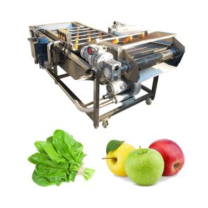 Washer Type Industrial Electrical Vegetable & Fruits Process Machine With Bubble Washing