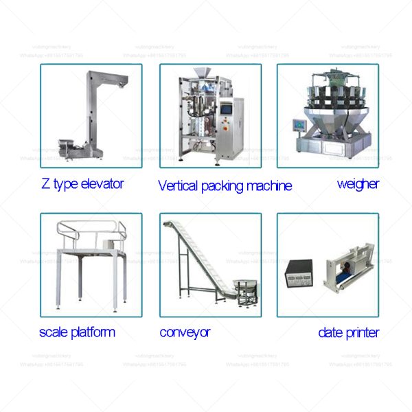 High Speed Automatic Vertical Ten Heads Packing Small Chips Snack Food Corn Puffs Packaging Machine