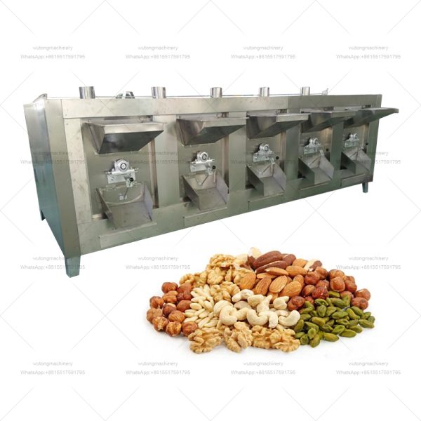 Peanut Roasting Machine Gas Groundnut Roaster Machine Sesame Grain Roaster Machine