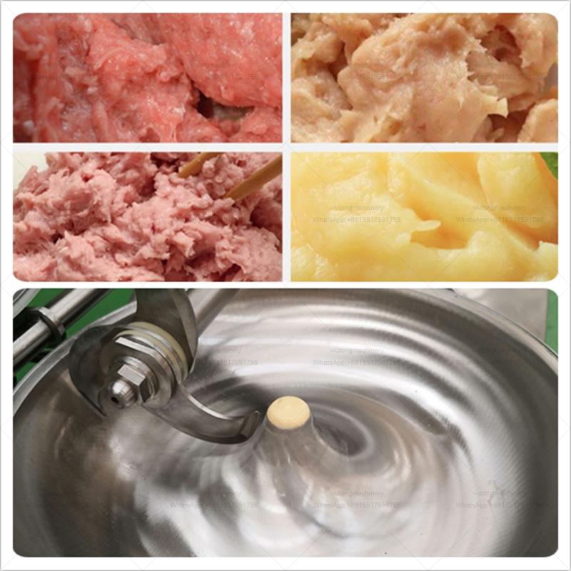 automatic meat chopping machine meat bowl