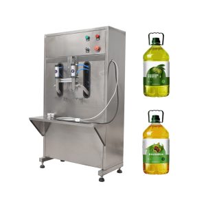 Semi Automatic Electric Bottle Liquid 1L-5L Oil Filling Machine And Lotion Oil Filler