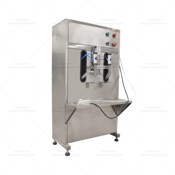 Semi Automatic Electric Bottle Liquid 1L-5L Oil Filling Machine And Lotion Oil Filler