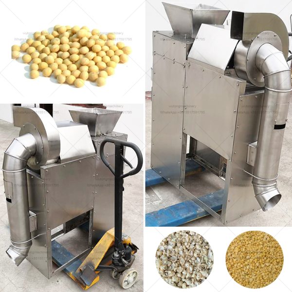 Yellow Pea Green Pea Soyabean Mung Bean Peeling And Splitting Machine